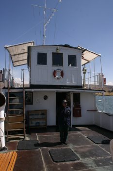 Stay onboard Steamship Yavari during a Lake Titicaca tour, Aracari Travel