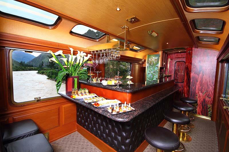 Inca Princess private train carriage Private Charters Peru, Aracari Travel