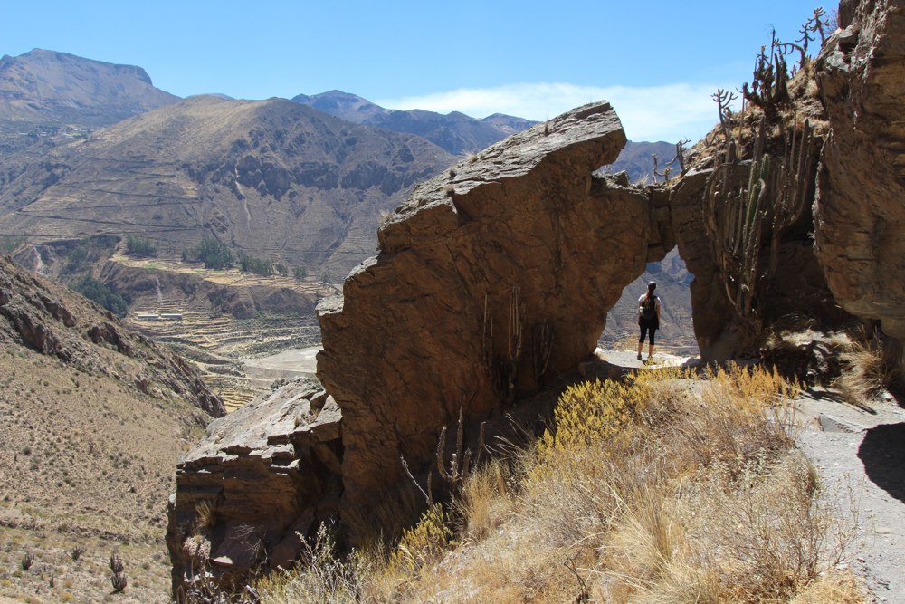 Madrigal Chimpa Fortress Hike in Colca Peru, Aracari Travel