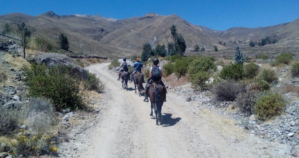 Achoma Horseback Ride in Colca, Aracari Travel