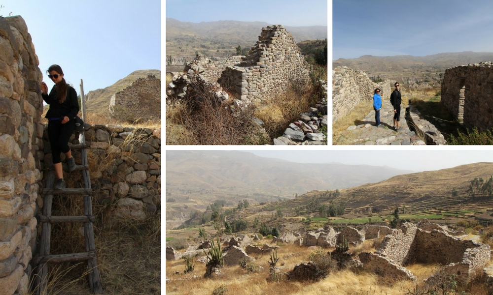 Visiting Uyo Uyo Ruins in Colca, Aracari Travel