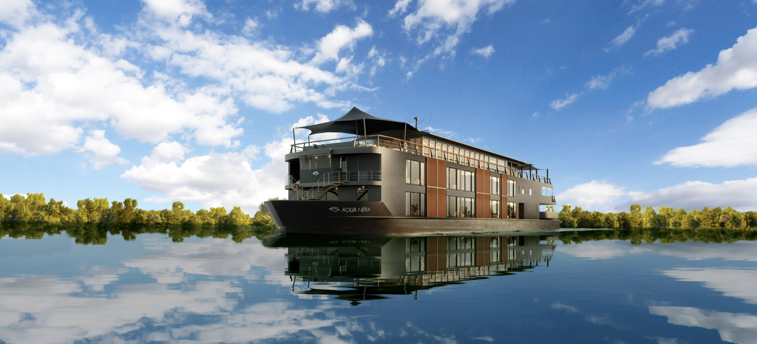 Explore The Peruvian Amazon With Aqua Expeditions’ New Vessel 1 AquaNera exterior scaled