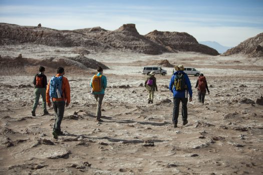 valle de la luna hikers